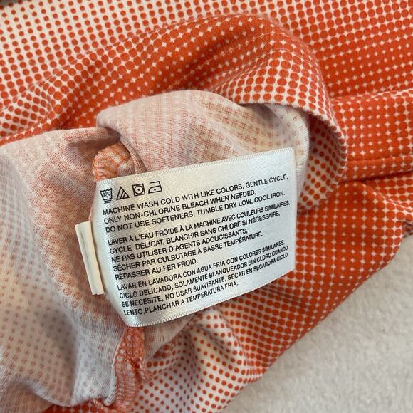 Greg Norman Polo Shirt Mens XL Orange Stripe Short Sleeves Collar Golf Shark - Picture 10 of 10